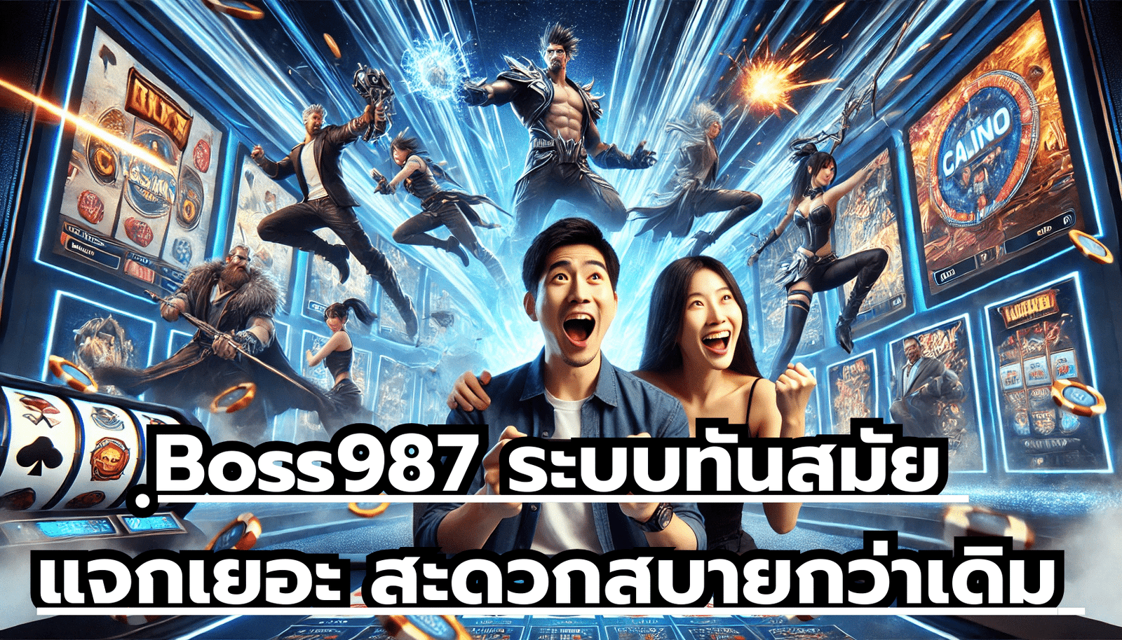 Boss987 ระบบทันสมัย แจกเยอะ สะดวกสบายกว่าเดิม รวมทุกค่ายเกมดัง